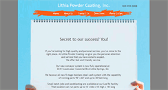 Desktop Screenshot of lithiapowdercoating.com